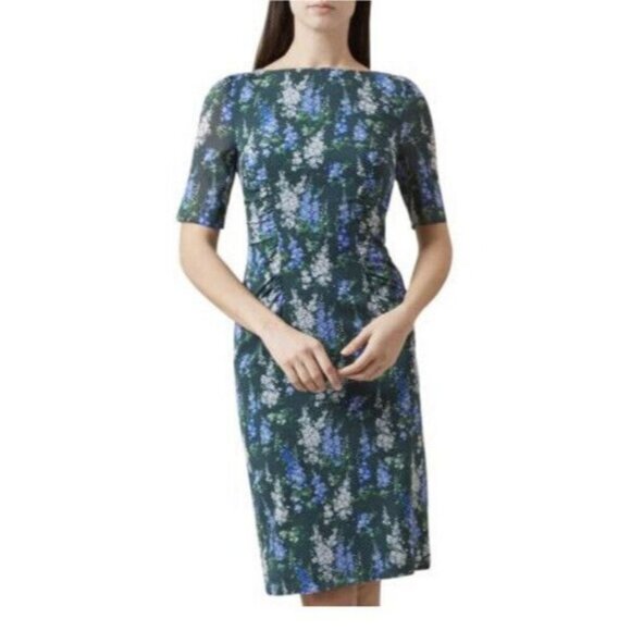 Hobbs London Brinley Silk Dress 6 - Picture 1 of 7